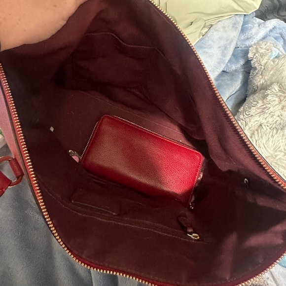 Red coach purse and wallet - Picture 2 of 5